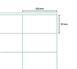 Наклейки Rillprint 105*57мм, фото 3