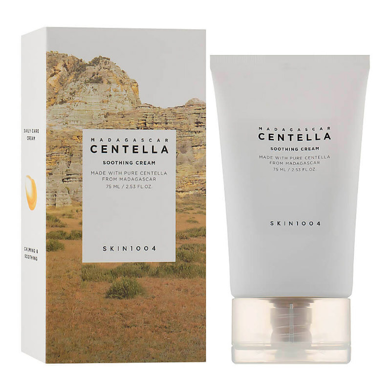 Охлаждающий защитный крем с центеллой SKIN1004 Madagascar Centella Soothing Cream. 75 мл