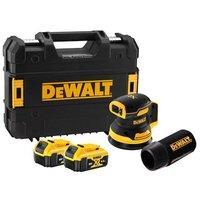 Эксцентриковая шлифмашина DeWalt DCW210P2 (с 2-мя АКБ, кейс)