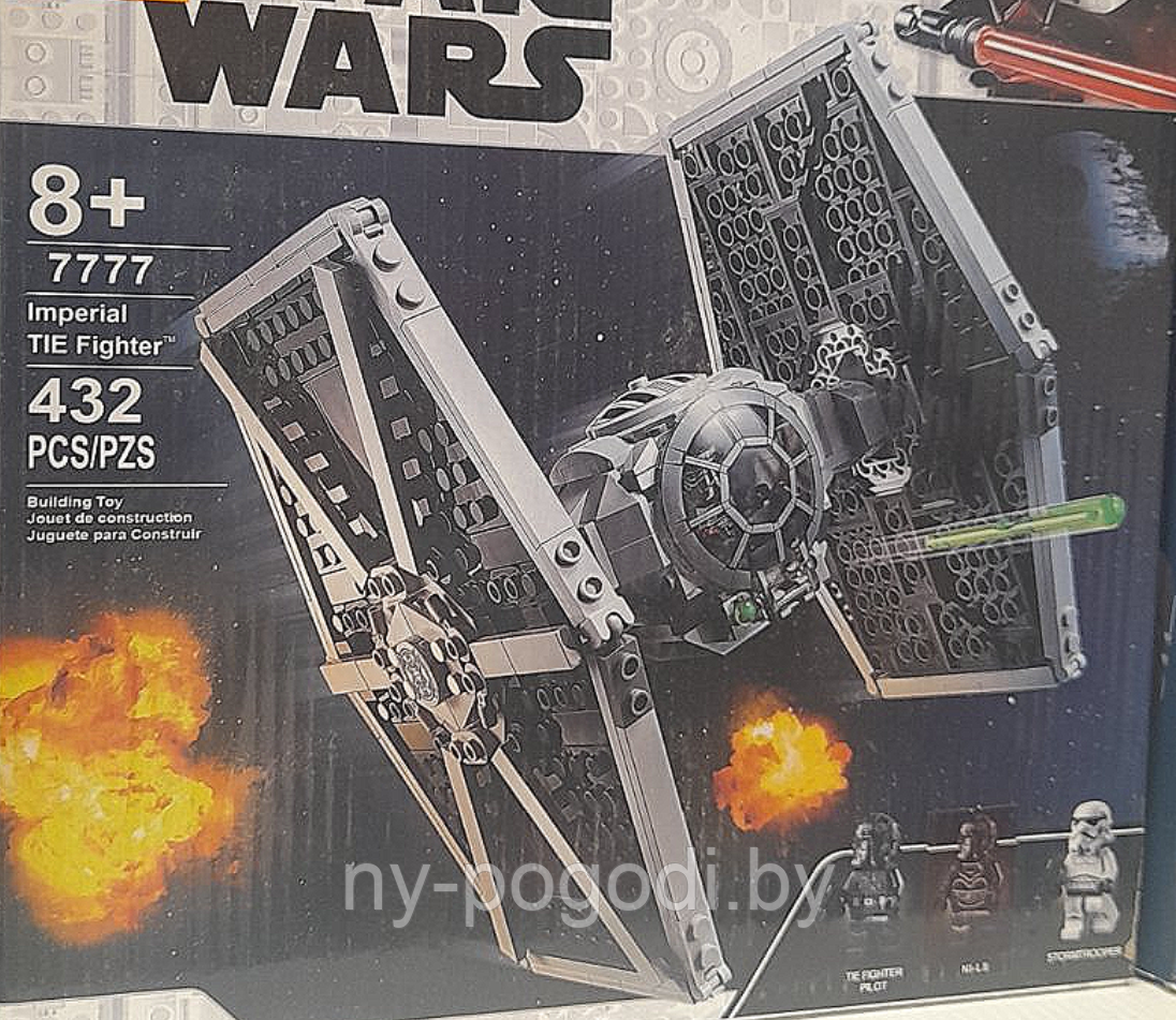 Конструктор 7777 "Имперский истребитель Сид TIE" Bela Star Wars 10900 432 деталей