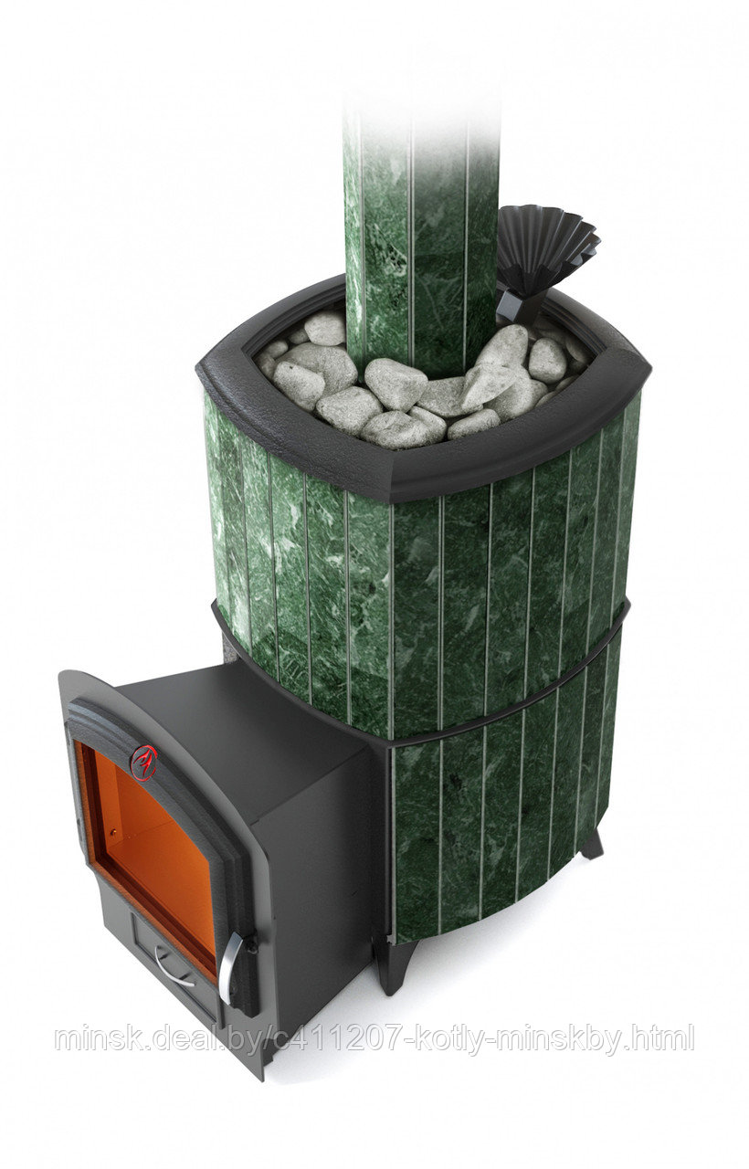 Печь банная Термофор (TMF) Альфа Гардарика Inox ЧДБСЭ ЗК серпентинит