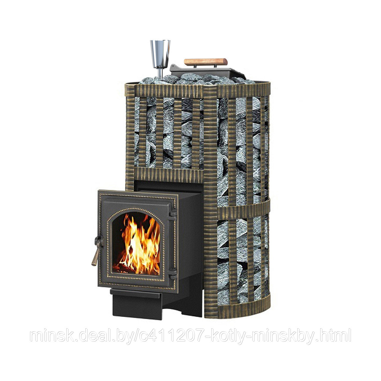 Банная печь ВЕЗУВИЙ Ураган Ковка 16 (270)