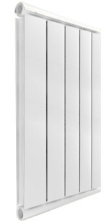 Алюминиевый дизайн радиатор SILVER S 1200 белый