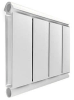 Алюминиевый дизайн радиатор SILVER S 500 белый