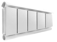 Алюминиевый дизайн радиатор SILVER S 200 белый