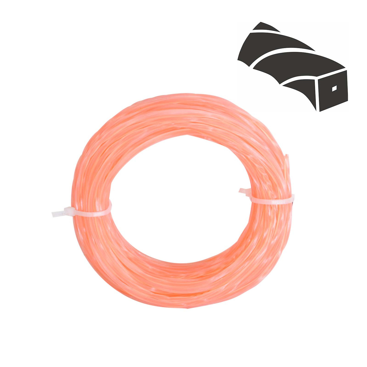 Леска триммерная SKIPER двухкомпонентная витой квадрат, 2.0 мм, длина 15 м