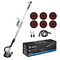 Шлифмашина эксцентриковая сетевая DEKO DKG1050 для стен и потолков (1050Вт, 1000-2100об/мин)