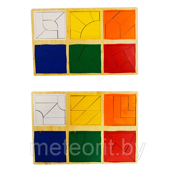 Сложи квадрат Б.П. Никитин 3 уровень (мини)