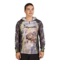 Джерси Аquatic Дж-06 с капюшоном (логотип: КАРП, Carp Camo Bronze)