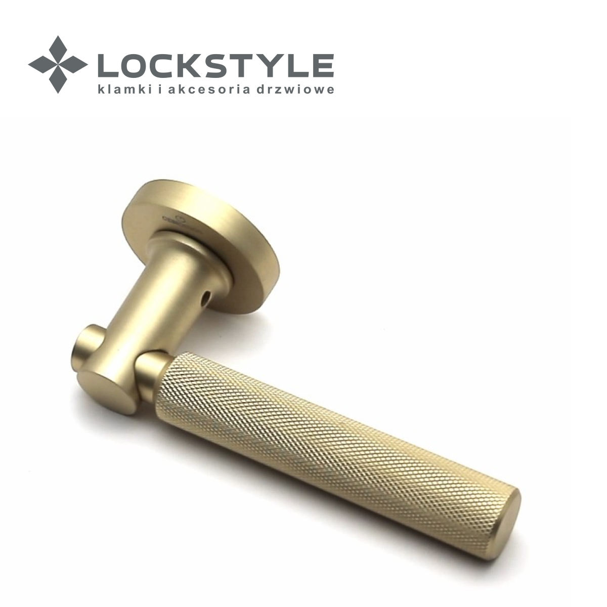 Ручки дверные CEBI TROY DIAMOND (алмаз) цвет PC35 матовое золото