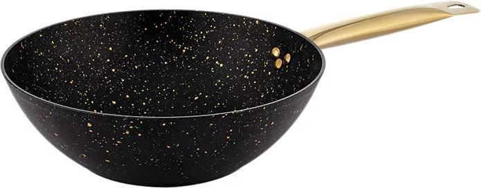 Сковорода ВОК Oursson Black Gold PW2804G/BL