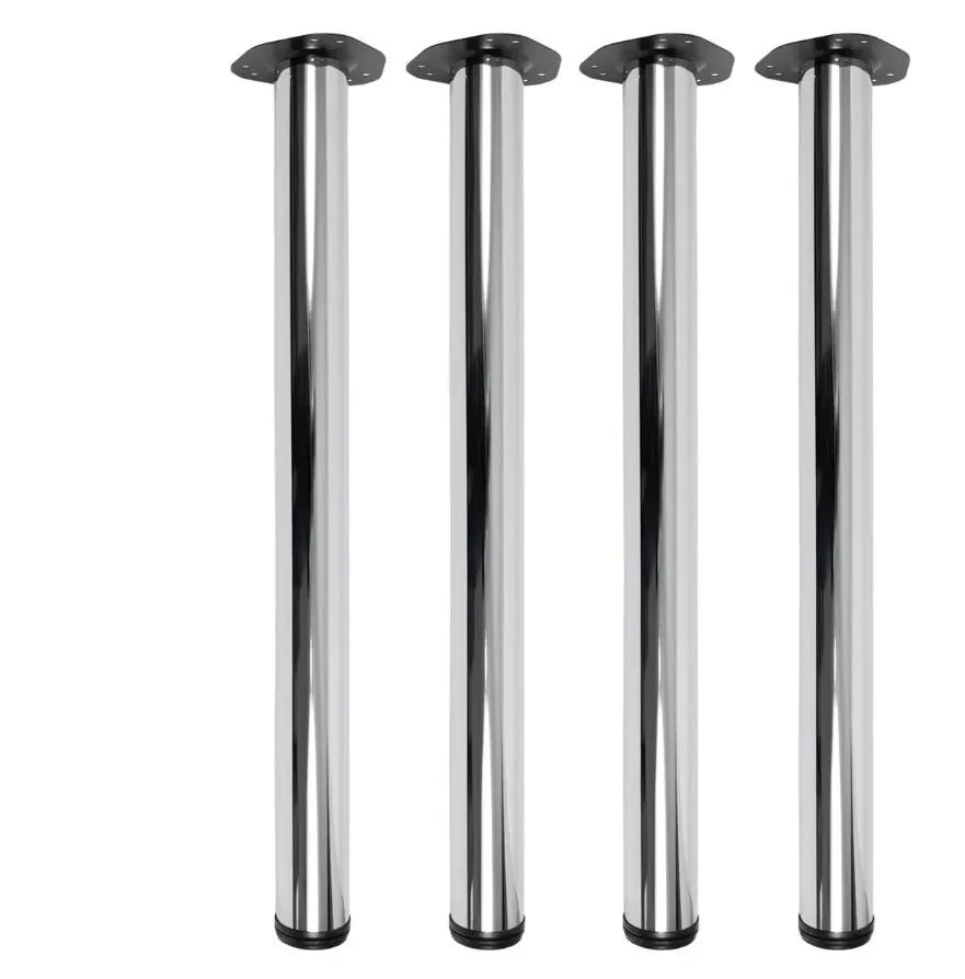 Опора для стола 710 хром 4 штуки