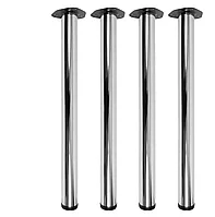 Опора для стола 710 хром 4 штуки