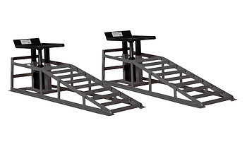 Гидравлическая заездная рампа, г/п 2000 кг, 2 шт. KraftWell арт. KRWCR2