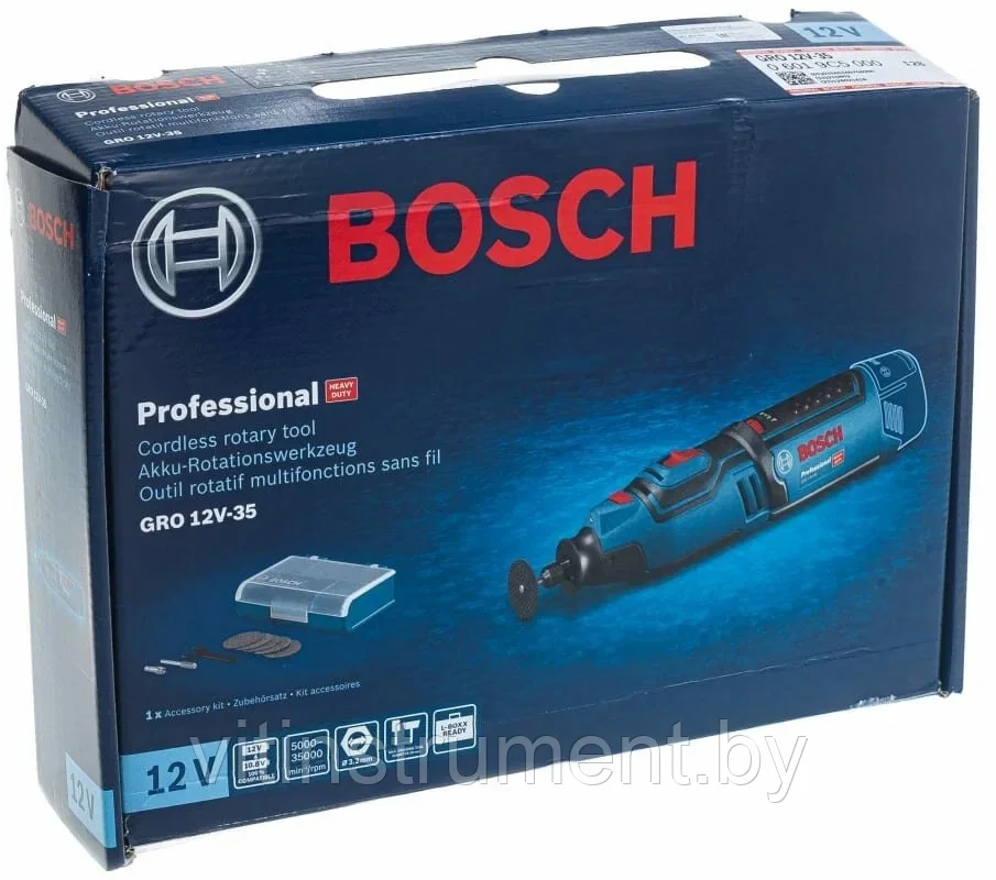 Гравер Bosch GRO 12V-35 Professional (06019C5000) (без АКБ)