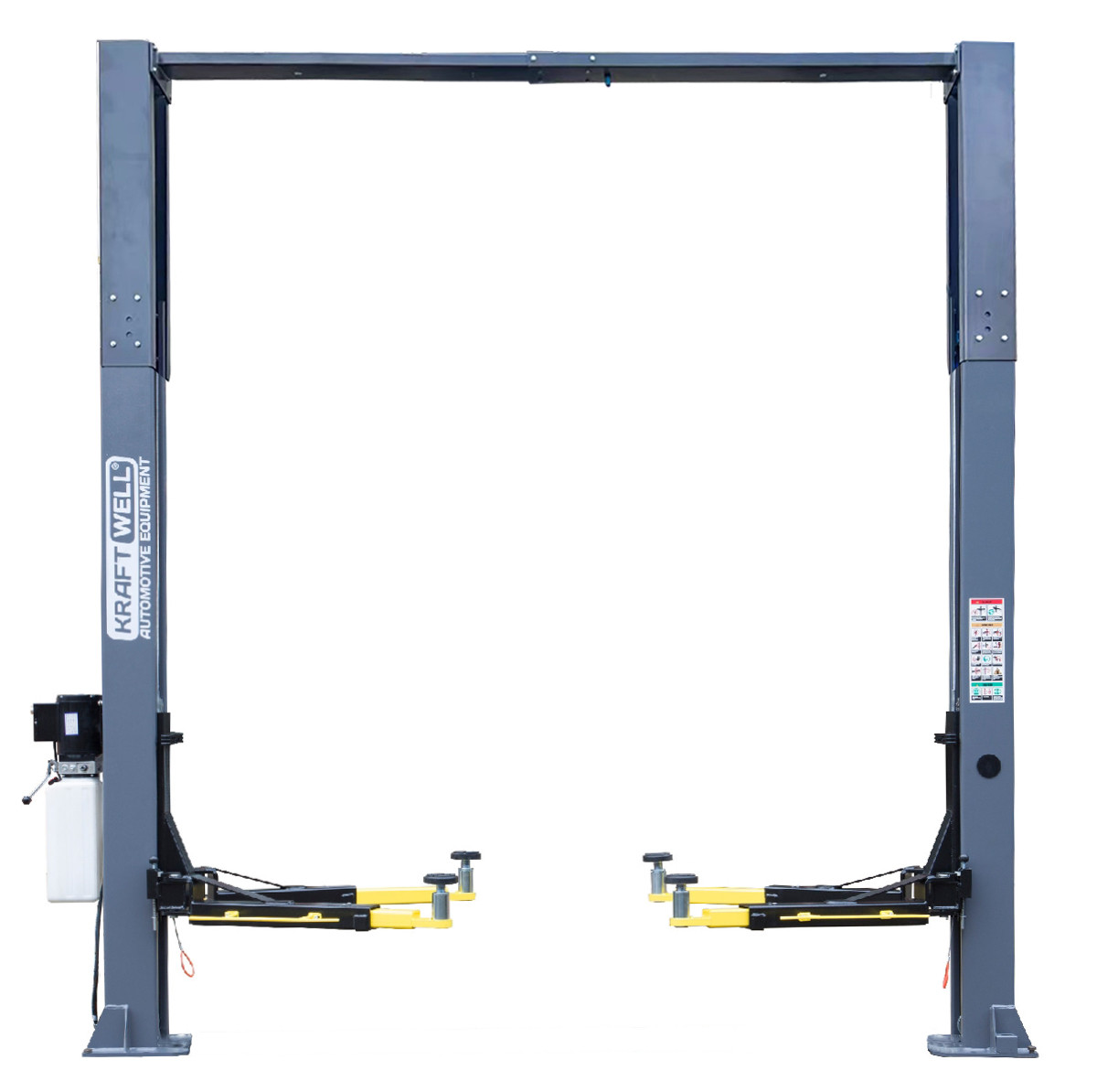 KraftWell KRW4DLU/220 Подъемник двухстоечный г/п 4000 кг. электрогидравлический