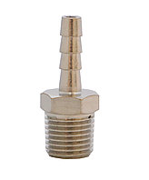 KraftWell KRW-TF614M Фитинг "елочка" 6 мм - M1/4", 1 шт