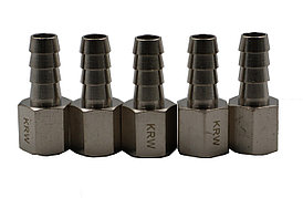 KraftWell KRW-TF1014F-5 Фитинг "елочка" 10 мм - F1/4", 5 шт