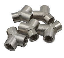 KraftWell KRW-TY14F3-5 Тройник резьбовой Y-образный F1/4" - F1/4" - F1/4", 5 шт