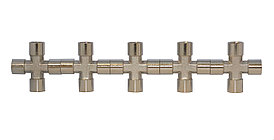 KraftWell KRW-TC14F4-5 Переходник "крест" 4*F1/4", 5 шт