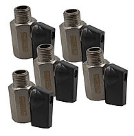 KraftWell KRW-BV14MF-5 Вентиль шаровый M1/4" - F1/4", 5 шт