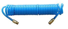 KraftWell KRW-HC050805M14 Шланг воздушный полиуретановый, спиральный 5х8 мм, 5 м