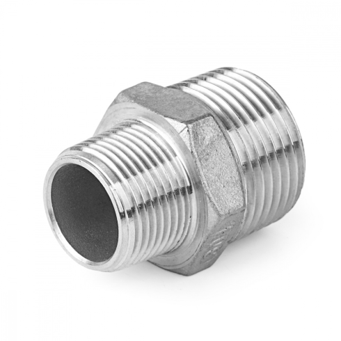 Ниппель нж переходной 1/2" х 1/4"  AISI 316