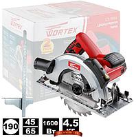 Циркулярная пила Wortex CS 1916 L (CS1916L00021) 1600W, 190мм, лазер