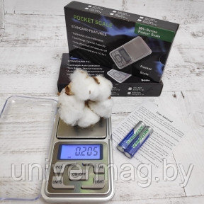 Ювелирные весы с шагом 0.01 до 300 гр. Pocket Scale