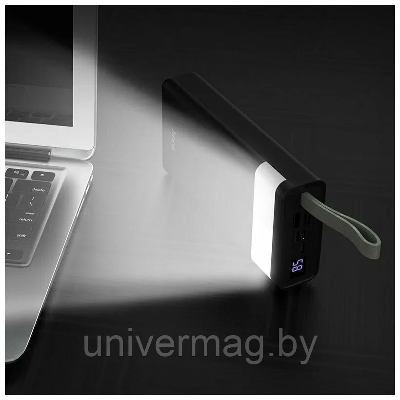 Внешний аккумулятор Hoco J73, 30000mAh, цвет: черный - фото 4 - id-p234779093