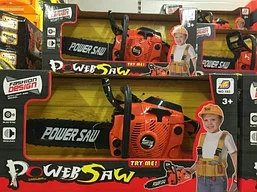 Детская бензопила Power Saw со звуковыми и световыми эффектами, 193C