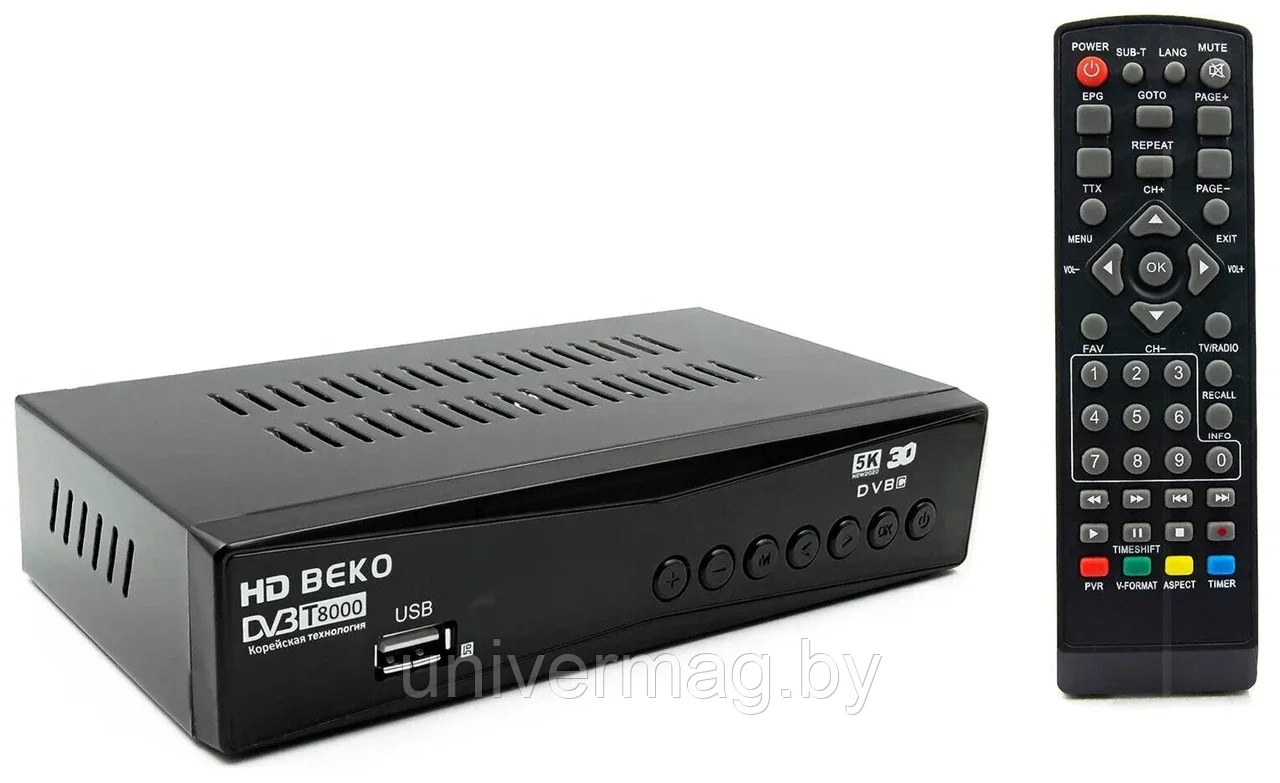 ТВ приставка цифровая для телевизора BEKO super DV3 T8000 - фото 4 - id-p234779259