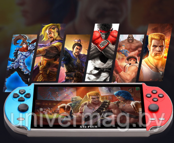 Портативная игровая консоль X12 Plus 7 дюймов 16GB памяти 695 встроенных игр (приставка) - фото 1 - id-p234778514