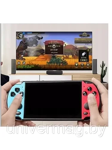 Игровая портативная консоль X7 Game Console; Игровая приставка; 4.7 дюйма - фото 4 - id-p234778546