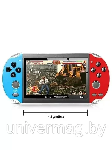Игровая портативная консоль X7 Game Console; Игровая приставка; 4.7 дюйма - фото 7 - id-p234778546