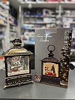 Новогодний ночник / светильник Snow Water Lantern WDL-24008