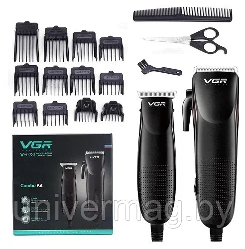 Машинка для стрижки + триммер VGR V-023