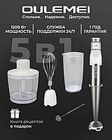 ГАРАНТИЯ ГОД!Блендер погружной 5 в 1 Oulemei OLM-JBBY006