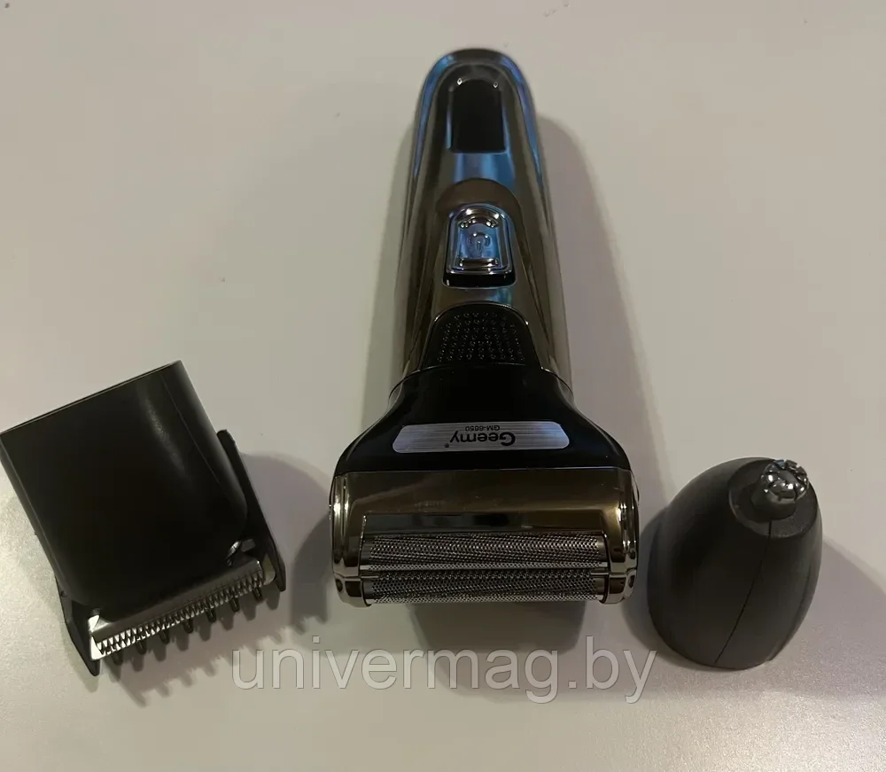 Бритва-триммер Geemy GM-6650 (бритва, машинка, триммер) - фото 2 - id-p234778787