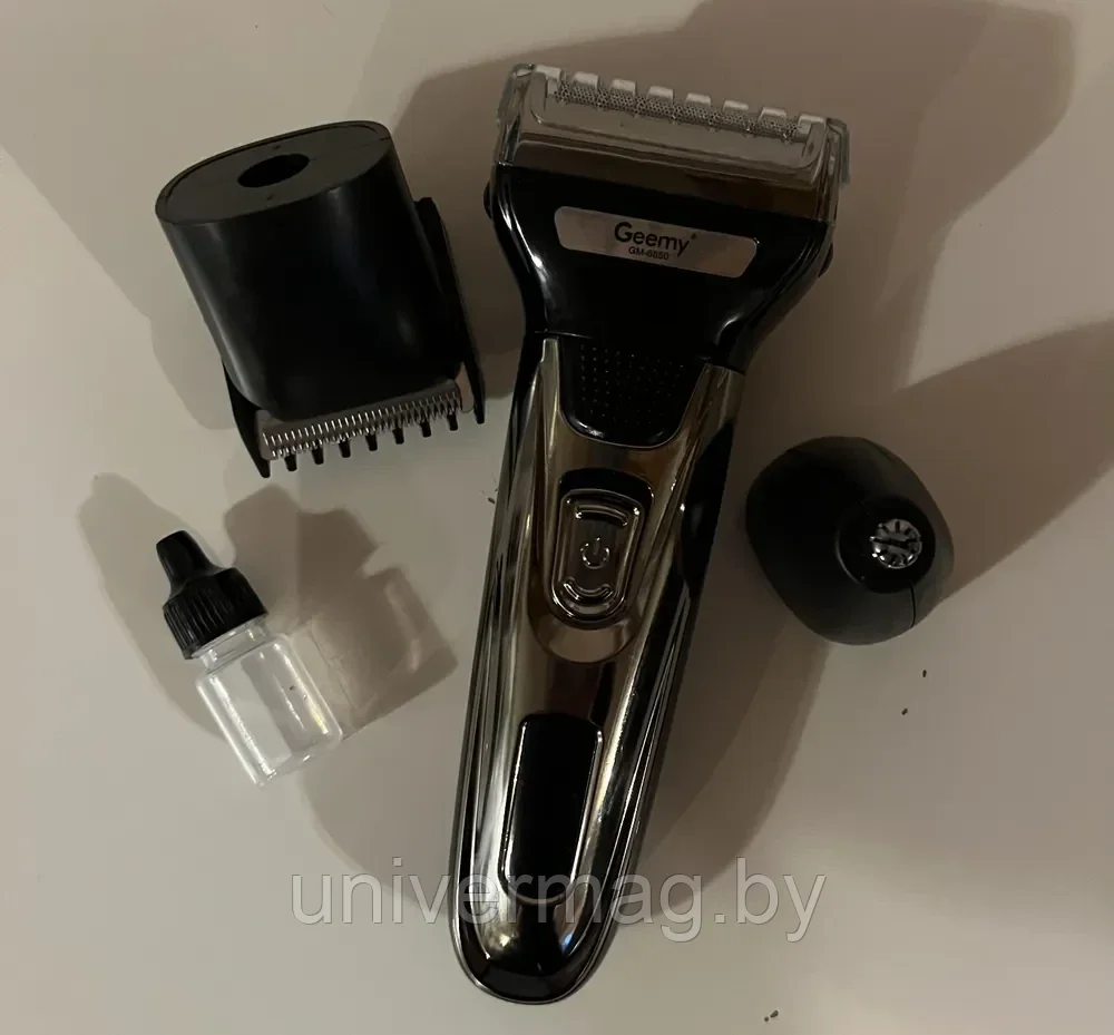 Бритва-триммер Geemy GM-6650 (бритва, машинка, триммер) - фото 5 - id-p234778787