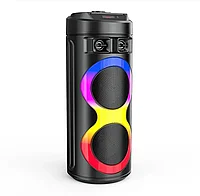 Колонка BT Speaker ZQS-6220 (SZV20W/USB/FM) караоке (черный)
