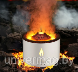 Увлажнитель воздуха (аромадиффузор) Volcano Aroma Diffuser J-V19 с пультом ДУ, 360 ml (режимы вулкан/пламя,