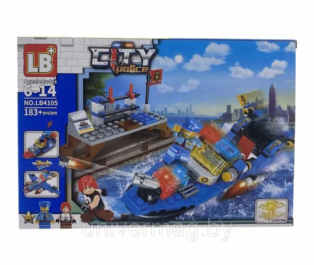 Конструктор LB City police LB4105, деталей 183 шт