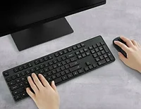 Клавиатура и мышь Xiaomi Mi Wireless Keyboard and Mouse Combo ENG WXJS01YM Black Русские буквы