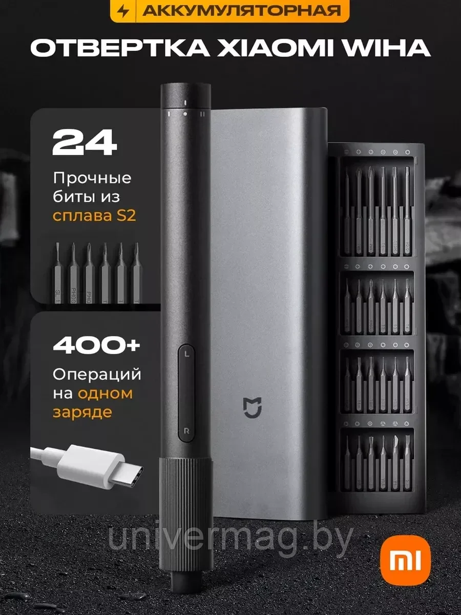 Отвертка Xiaomi Mijia Wiha 24in1 Kit MJJXLSD002QW SP21