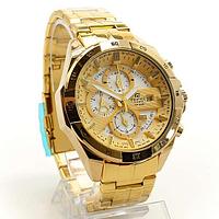 Мужские наручные часы CASIO EDIFICE 1955G полулюкс, все циферблаты работают