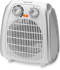Тепловентилятор ТЭН Maxwell MW-3458, 2000Вт, с термостатом, 2 режима, белый