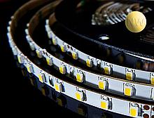 Светодиодная лента SMD 2835 120LED 9,6W 12V IP20(33) 5мм белый дневной