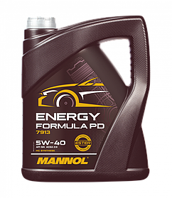 Mannol 7913 Energy Formula PD SAE 5W-40 API SN/CH-4 ESTER // Масло моторное синтетическое 5л.