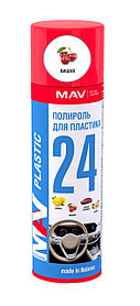 24 MAV Plastic Полироль для пластика вишня 650 мл.